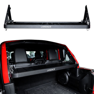 Landace Logo Disegno Unico Polvere Rivestito Mensola di Stoccaggio per Jeep Wrangler Porta Posteriore