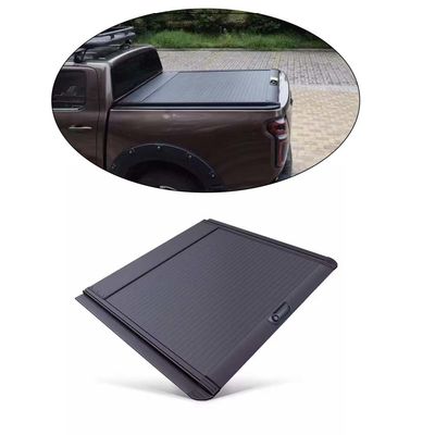 Ritraibile Roll Up Acciaio manganese Leggio di alluminio Pickup Truck Copertura letto copertura tonneau