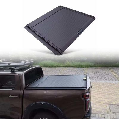 Ritraibile Roll Up Acciaio manganese Leggio di alluminio Pickup Truck Copertura letto copertura tonneau