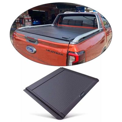 Ritraibile Roll Up Acciaio manganese Leggio di alluminio Pickup Truck Copertura letto copertura tonneau