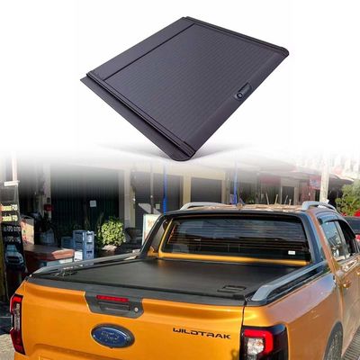 Ritraibile Roll Up Acciaio manganese Leggio di alluminio Pickup Truck Copertura letto copertura tonneau