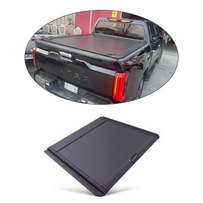 Ritraibile Roll Up Acciaio manganese Leggio di alluminio Pickup Truck Copertura letto copertura tonneau
