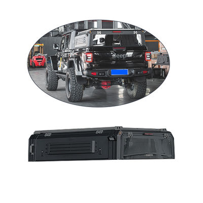 Copertura letto per camion in lega di alluminio Pickup Copertura Tonneau Canopy letto alto per Jeep Gladiator