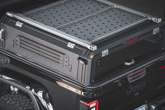 Copertura letto per camion in lega di alluminio Pickup Copertura Tonneau Canopy letto alto per Jeep Gladiator