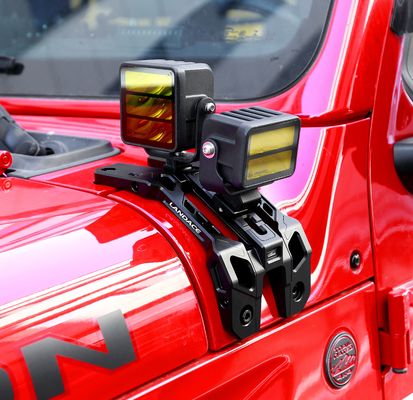 Supporti di montaggio leggeri in lega di alluminio con rivestimento in polvere per strutture luminose a pilastri 4x4