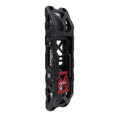 Pedale passo laterale pieghevole per porte in alluminio CNC per Jeep Wrangler JK JL