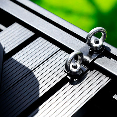Montatura del tetto Leggio di alluminio nero Universal Car Roof Racks Bar croce 28kg limite di peso