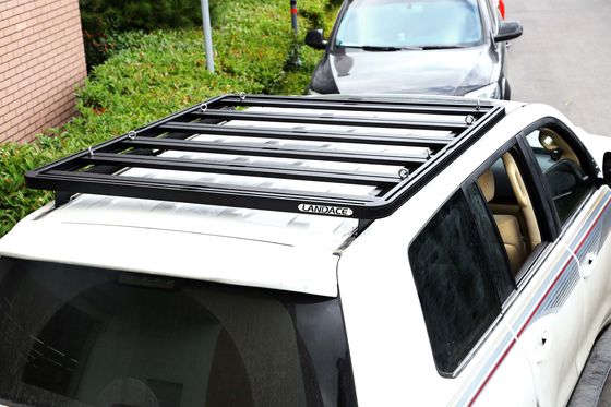 AL6063 Cesto di scaffalatura per tetto off-road LC200 Barre incrociate per scaffalatura per tetto