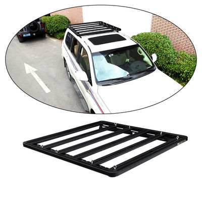 AL6063 Cesto di scaffalatura per tetto off-road LC200 Barre incrociate per scaffalatura per tetto