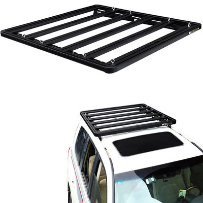 AL6063 Cesto di scaffalatura per tetto off-road LC200 Barre incrociate per scaffalatura per tetto
