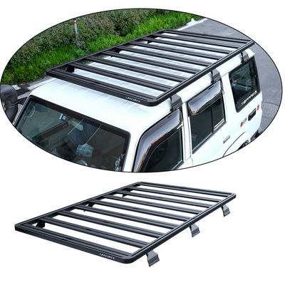 LC76 Serie Off Road Cargo Rack Aluminio Leggio Pioggia Stagno di montaggio Roof Rack