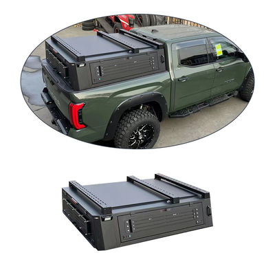 Copertura per letto per autocarri in lega di alluminio durevole per Toyota Tundra 2023