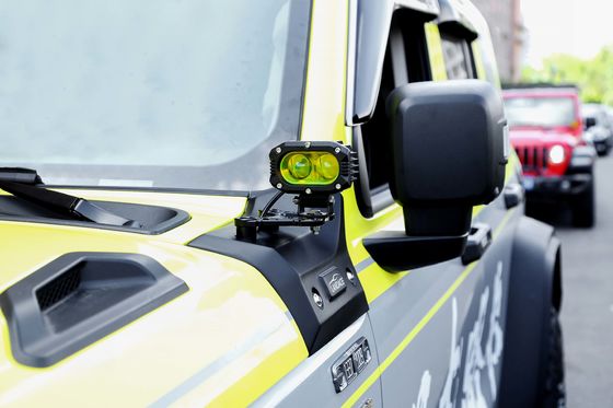 Supporto di luce per il tetto in lega di alluminio nero per il montaggio di un pilastro