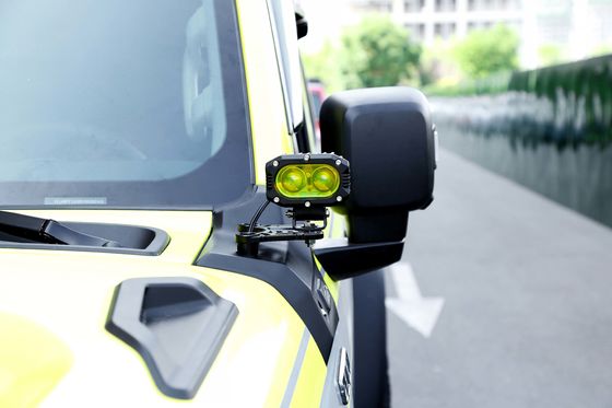 Supporto di luce per il tetto in lega di alluminio nero per il montaggio di un pilastro