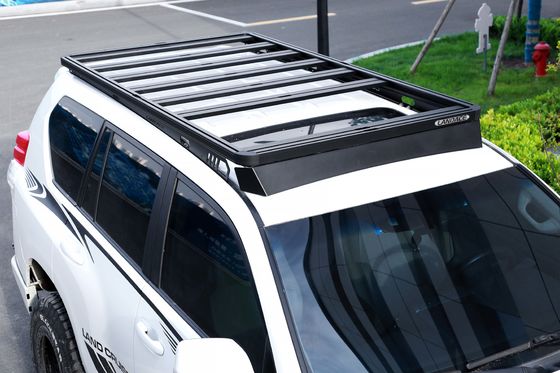 LC300 portabagagli sul tetto Cesto di carico off-road nero rivestito in polvere