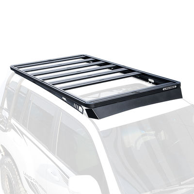 LC300 portabagagli sul tetto Cesto di carico off-road nero rivestito in polvere