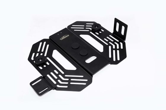 Scaffale per tetto in acciaio al carbonio montata scatola per attrezzi di stoccaggio supporto per accessori offroad 4x4