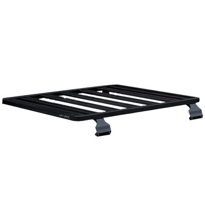 Rack per tetto rivestito di polvere nera per LC79 23,5 kg Capacità universale in alluminio 4WD