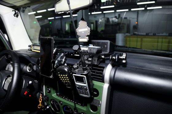 FJ Cruiser 6 Gang Wireless Car Switch Panel con portatelefoni e supporto per console