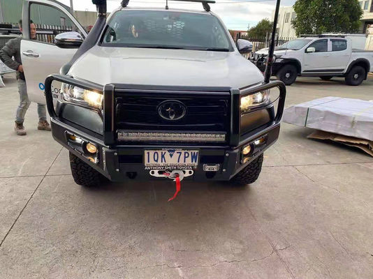 Paraurti anteriori rivestiti in polvere d'acciaio per TOYOTA EU Hilux ISO9001 Paraurti fuoristrada