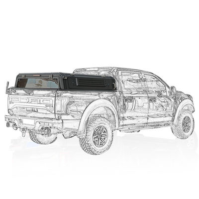 Ford Raptor autocarro ripiegabile copri letto di alluminio impermeabile