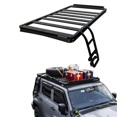 Scaffalatura per bagagli in alluminio nero per serbatoi 300 4x4