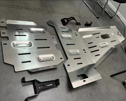 Copertura motore alta sotto il corpo per Jeep Wrangler JL Full Skid Plate 2018- argento