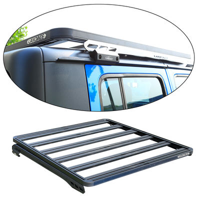 Accessoiri universali in alluminio 4x4 Pickup Truck Roof Rack per Jeep JT Rack per bagagli