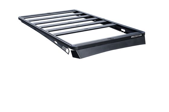 Logo personalizzato Reggiseno per tetto in alluminio nero per veicoli da avventura LC300 LC200 LC76 LC150