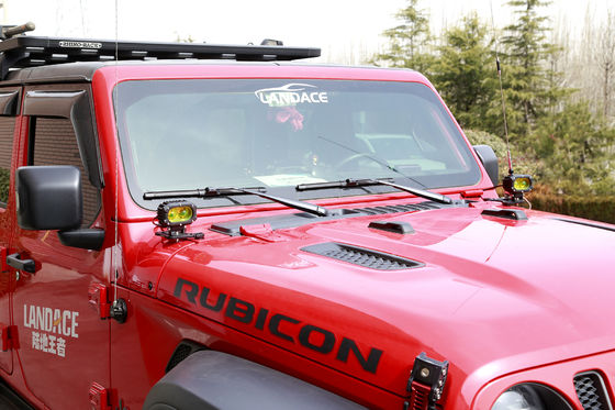 Copertura della base dell'antenna radio in alluminio CNC nero per Jeep Wrangler JK Installazione senza problemi