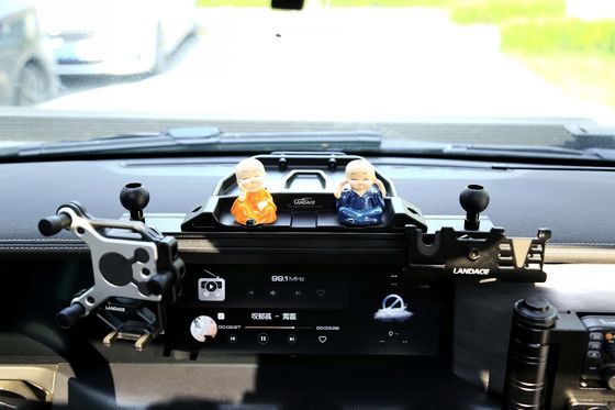 Supporto per telefono cellulare per auto ad alta multifunzione con bastone telescopico per Jeep Wrangler JL JK