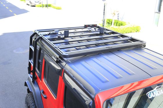 Scala di arrampicata universale in alluminio nero per offroad auto per Jeep Wrangler 4X4