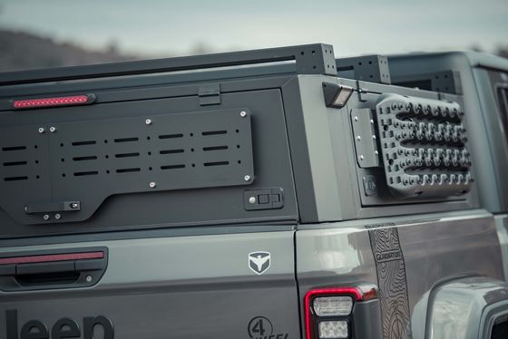 117 Canopy di copertura per letto in lega di alluminio nero per Tundra Dodge RAM GMC e TOYOTA Tundra