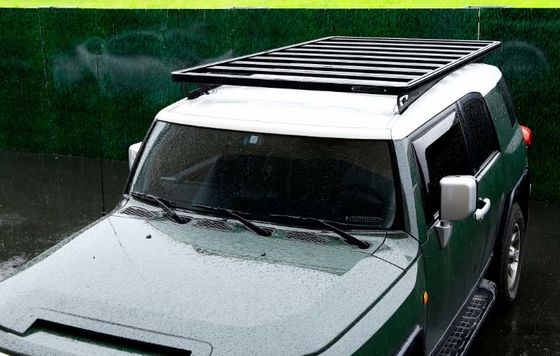 Trasportatore del tetto dell'auto AL6063 SS304 4X4 Barretta di bagagli in lega di alluminio per Toyota FJ Cruiser
