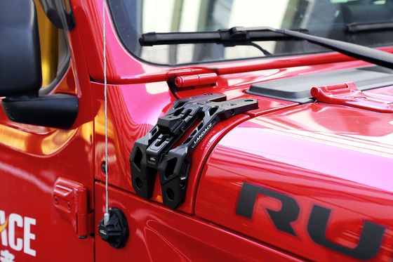 Light Bracket A-Pillar Sistema di illuminazione integrato Tenitore di antenna e Go Pro Mount per Jeep JL