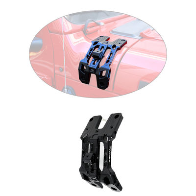 Brackets di montaggio di luce anodizzante nera per Wrangler JL Legatura di alluminio
