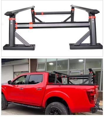 Disegno autorizzato di proprietà intellettuale di aspetto elegante in alluminio nero in polvere rivestito con porta letti per autocarri