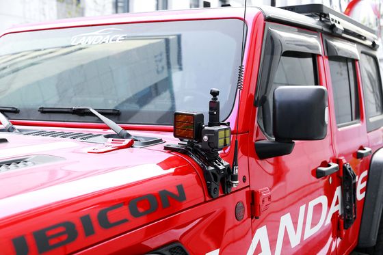 OEM accettato un pilastro guida luce supporto di montaggio per Jeep JL superficie anodizzante dura