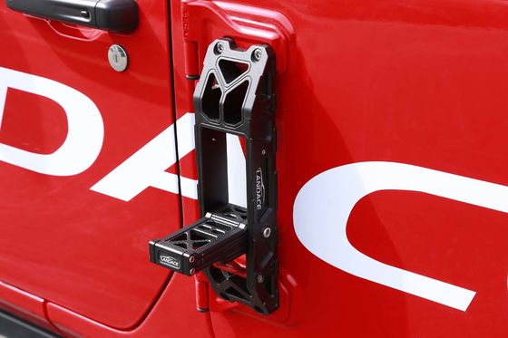 4x4 Off Road Aluminio Porta laterale gradini Pedale per Jeep Wrangler JL Anodizzazione dura