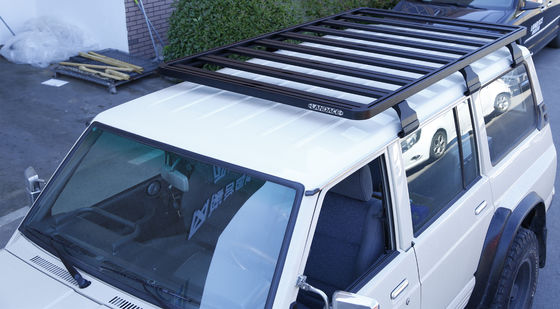 1400*1320*55MM Scaffalature per tetto nere per Jeep Wrangler JL JK Toyota Land Cruiser e altri
