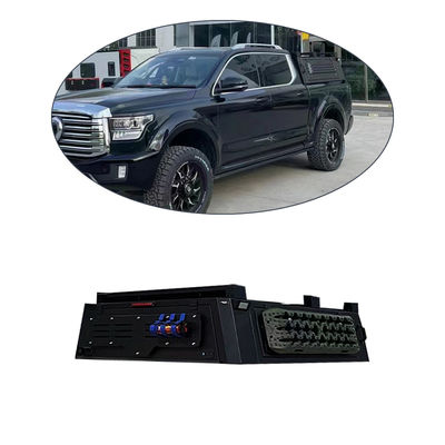 27 kg Leggio di alluminio nero Canopy letto basso per GWM POER Pick Truck Copertura posteriore auto
