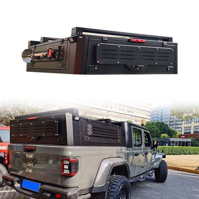 Canopy di autocarro offroad impermeabile in alta lega di alluminio per Jeep Gladiator 170*164*68