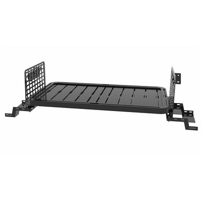 BLACK Aluminum Alloy Tail Tavolo pieghevole Campeggio Cargo Mensola di stoccaggio Mensola posteriore Mensola facile da installare