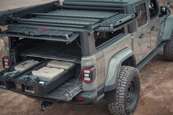 Hard Type 4x4 Auto Accessori Leghe di alluminio Gladiator Pickup Truck Letto Canopy Topper Hardtop per Jeep