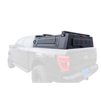 Ford F150 Raptor 2018 No Drill Design Aluminico Legato Camion Letto Canopy Topper Hardtop
