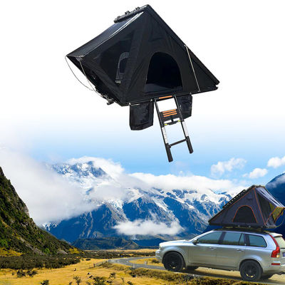 Triangolo universale Clamshell Hard Shell Auto tetto Top tenda per campeggio all'aperto Grigio scuro