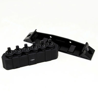 Anno Universale Universale BLACK 6 Gang LED Car Control Switch Panel Sistema di relè elettronico