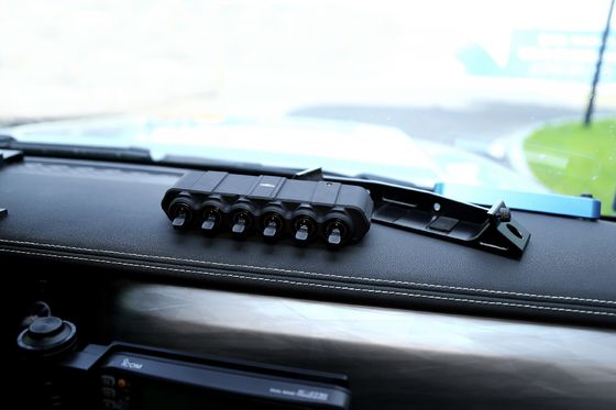 Anno Universale Universale BLACK 6 Gang LED Car Control Switch Panel Sistema di relè elettronico