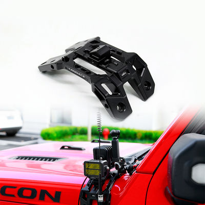 Leggia di alluminio A pilastro di luce bracket nera Jeep Jl A pilastro di luce montanti