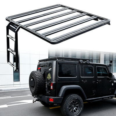 Bar di alluminio Piede di plastica per Jeep Roof Rack Funzione Rooftop Cargo Carrier